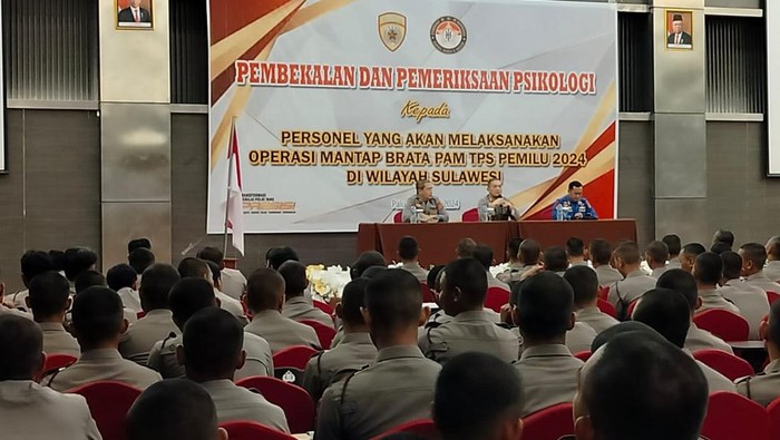 902 personel Polda Sulteng ikuti bimbingan psikologi dan tes kesehatan.