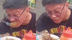 Ini Momen Andika Kangen Band Lahap Lontong Sayur hingga Bakso Gerobakan