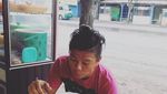 Ini Momen Andika Kangen Band Lahap Lontong Sayur hingga Bakso Gerobakan