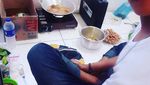Ini Momen Andika Kangen Band Lahap Lontong Sayur hingga Bakso Gerobakan