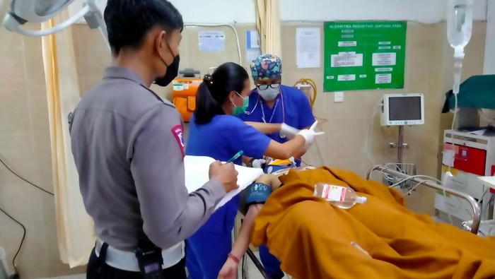 ASN korban meninggal setelah sempat dirawat beberapa saat di IGD RSUD Klungkung, Rabu sore (31/1/2024). (Istimewa)
