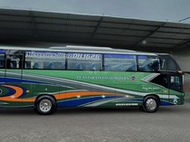 Bus Baru PO ALS Meluncur dari Garasi Tentrem, Pakai Sasis Mercedes-Benz