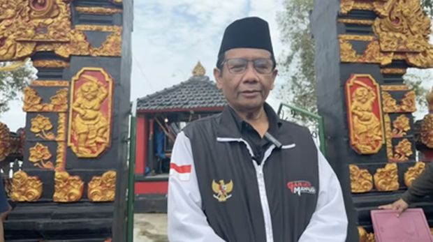 Calon Wakil Presiden nomor urut 3, Mahfud Md saat berada di Lampung Tengah, Rabu (31/1/2024). (Tangkapan layar Youtube Mahfud MD Official)