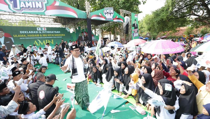 Cawapres nomor urut 1 Muhaimin Iskandar (Cak Imin)-(Kurniawan/detikcom)