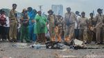Potret Demo Apdesi Ricuh, Massa Sempat Tutup Jalan Tol Depan DPR