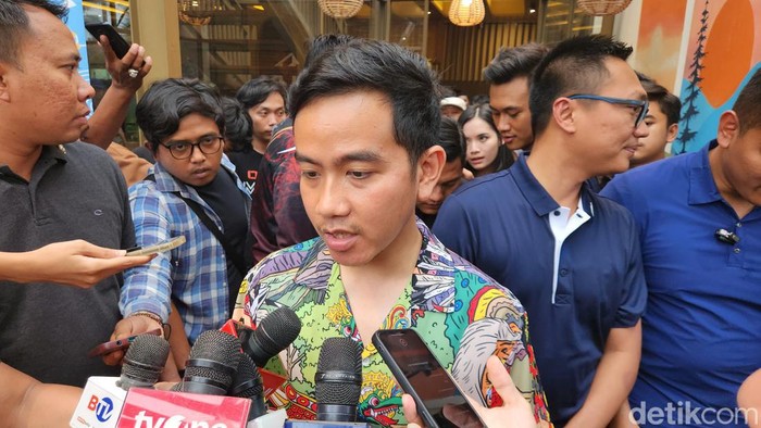 Gibran Rakabuming di Bogor (Adrial Akbar/detikcom)