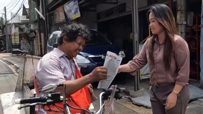 Ivan, penjual koran disabilitas