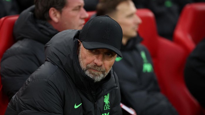 Soccer Football -  FA Cup - Fourth Round - Liverpool v Norwich City - Anfield, Liverpool, Britain - January 28, 2024 Liverpool manager Juergen Klopp before the match REUTERS/Phil Noble