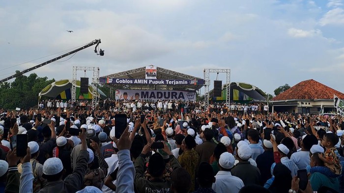 Kampanye akbar Anies di Pamekasan (Lisye/detikcom)