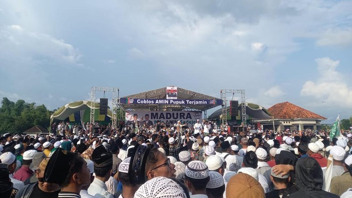 Kampanye Anies-Cak Imin di Pamekasan (Kurniawan/detikcom)
