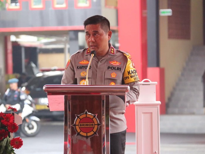 Kapolda Metro Jaya Irjen Karyoto meresmikan gedung R Soenarjo di Markas Brimob Kwitang, Jakarta Pusat