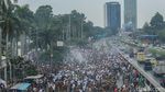 Penampakan Macet Imbas Demo Apdesi, Kendaraan Sempat Diputar Balik