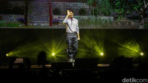Bertajuk Park Hyung Sik 2024 Asia Tour Fan Meeting SIKcret Time in Jakarta, acara ini dipromotori LITXperience dan digelar hangat dan sederhana. (Foto: Andhika Prasetia/detikcom)
