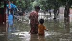 Penampakan Banjir di Jakarta, Titik Bertambah Jadi 38 RT