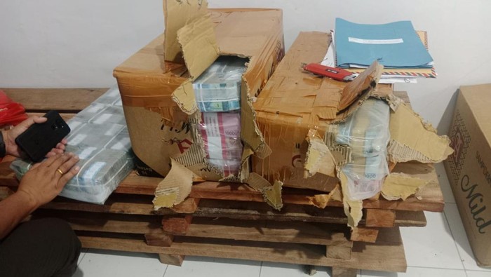 Penampakan uang miliaran rupiah yang diamankan kejagung dalam kasus dugaan korupsi di Babel