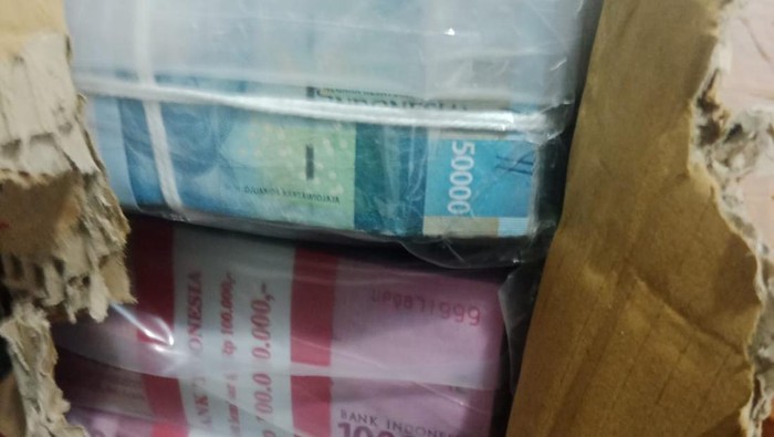 Penampakan uang pecahan yang disiita kejagung