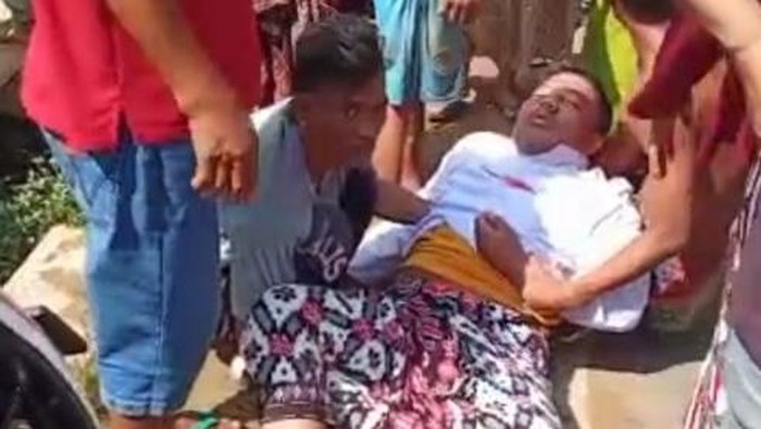Pendukung Anies kecelakaan di Pamekasan