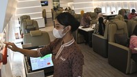 Restoran tersebut menggunakan konsep private jet dari pesawat Boeing 747-400 dari tahun 2023. 