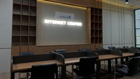 UNU Yogyakarta dibangun dengan berbagai fasilitas ruang komunal dan ruang kelas untuk mahasiswa. Salah satunya adalah Internet Center. (Fahri Zulfikar/detikEdu)