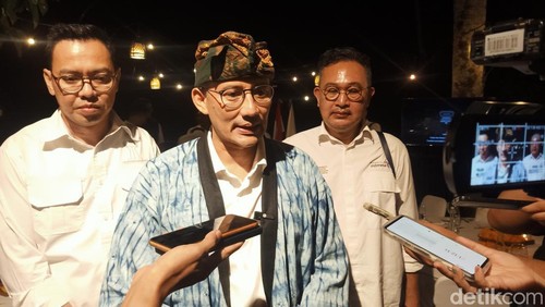 Sandiaga Uno saat di Ubud, Bali.