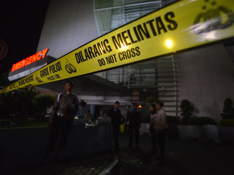 Semen Padang Hospital Dipasangi Garis Polisi Usai Ledakan