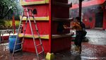 Vihara Bahtera Bakti Jakarta Utara Tergenang, Begini Penampakannya