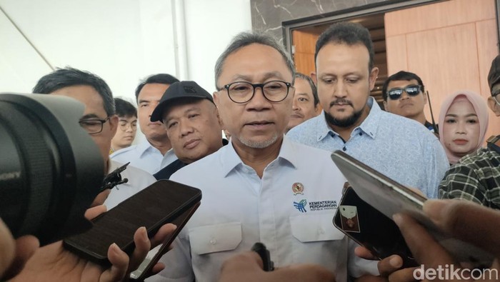 Zulkifli Hasan ditemui di Convention Hall Terminal Tirtonadi Solo, Rabu (31/1/2024).