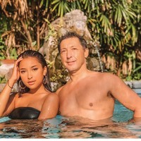 Pemain drama series Kisah untuk Geri, Jennifer Coppen merupakan artis berdarah Belanda. Ini momen akrab Jennifer bersama sang ayah, Richardo Benito Coppen. Foto: Instagram