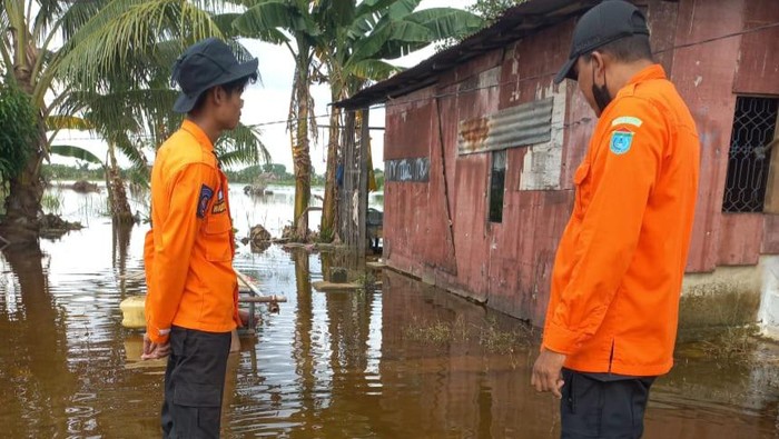 Banjir terjadi di 2 kecamatan di Kabupaten Ogan Ilir, Sumsel.
