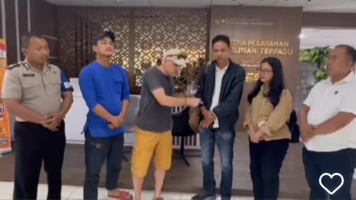 Bule Portugal, Santos menyampaikan terima kasih ke Polresta Bandara Soekarno-Hatta karena ponselnya berhasil ditemukan kembali.