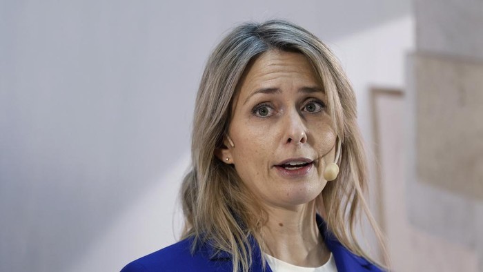 FILE - CEO of H&M Helena Helmersson presents the financial report at H&Ms headquarters in Stockholm, Friday, Jan. 23, 2023. H&Ms top executive unexpectedly stepped down Wednesday, Jan. 31, 2024 and the companys stock plunged as the fashion giant reported a drop in sales over the holiday shopping season. (Christine Olsson/TT News Agency via AP, File)