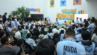 Kedatangan Erick Thohir untuk membakar semangat para relawan yang tergabung dalam TKN Fanta.