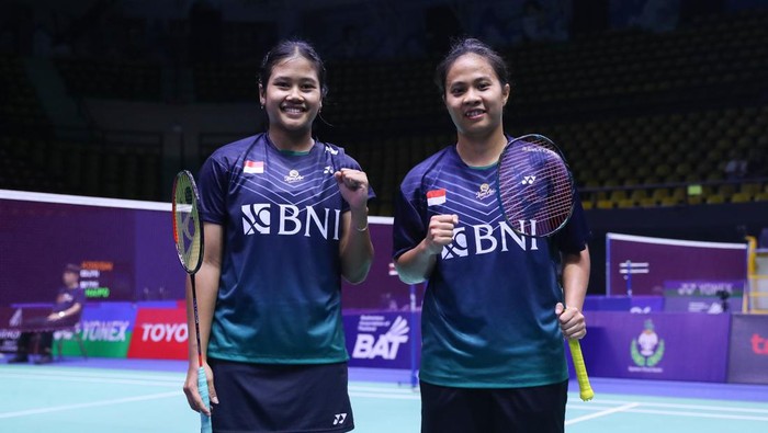 Ganda putri Indonesia Febi Setianingrum/Jesita Putri Miantoro di Thailand Masters 2024
