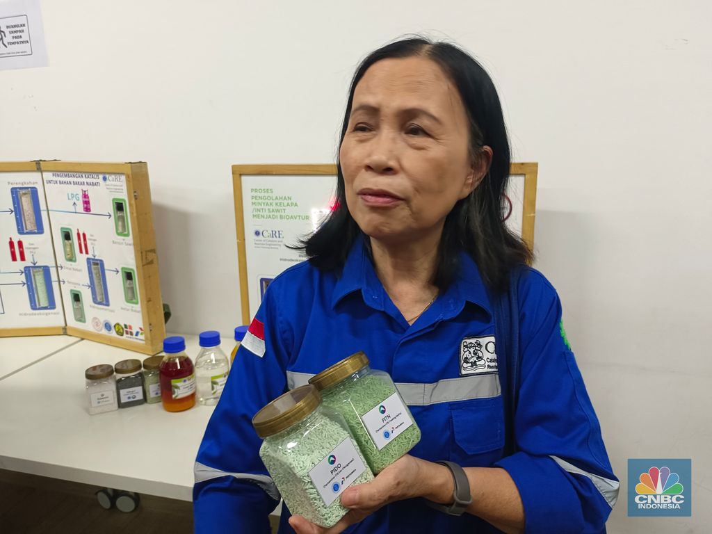 Direktur Eksekutif Gabungan Industri Minyak Nabati Indonesia (GIMNI) Sahat Sinaga. (CNBC Indonesia/Martyasari Rizky)