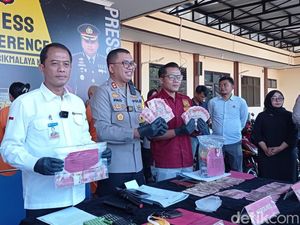 3 Orang Tukar Uang Palsu Rp 114 Juta ke BI Tasik, Langsung Dibawa ke Polisi