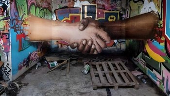 Mural Yang Benar-Benar Indah Dan Kuat Foto: Reddit via Boredpanda
