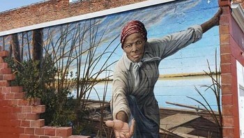Mural Harriet Tubman Dilukis Di Sisi Dinding Foto: Reddit via Boredpanda