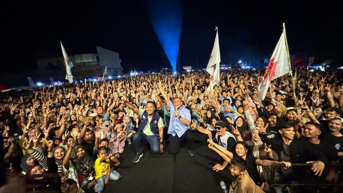 Konser kampanye Prabowo-Gibran.