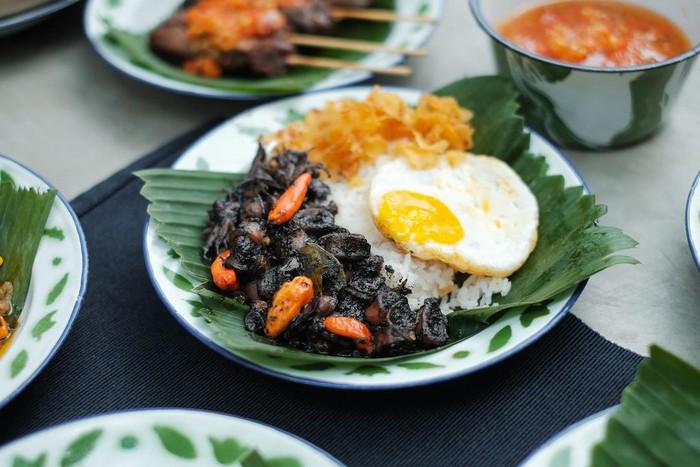 nasi cumi hitam ala Madura buat makan siang