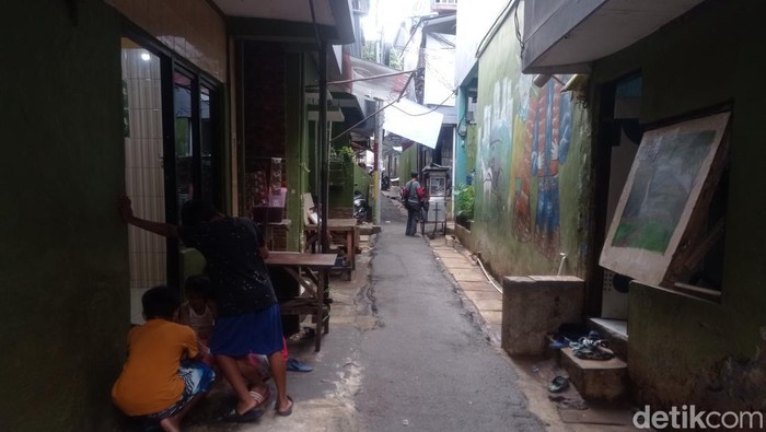 Banjir di Kebon Pala, Jatinegara, Jakarta Timur sudah surut pada Kamis (1/2/2024).