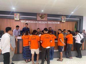 Berkas Perkara 20 Tersangka Penyerangan Polisi Saat Bentrok Dilimpahkan