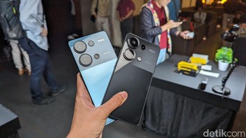 Poco M6 Pro jadi ponsel pertama di dunia yang mengusung chipset MediaTek Helio G99 Ultra. Chipset ini dikembangkan secara khusus oleh MediaTek bersama Xiaomi. Foto: Virgina Maulita Putri/detikINET