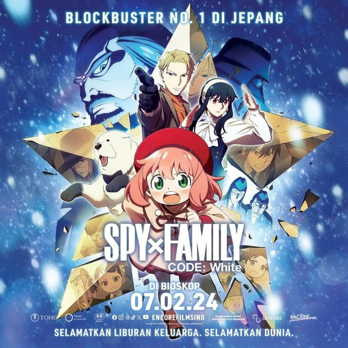 Poster Film Spy x Family Code: White