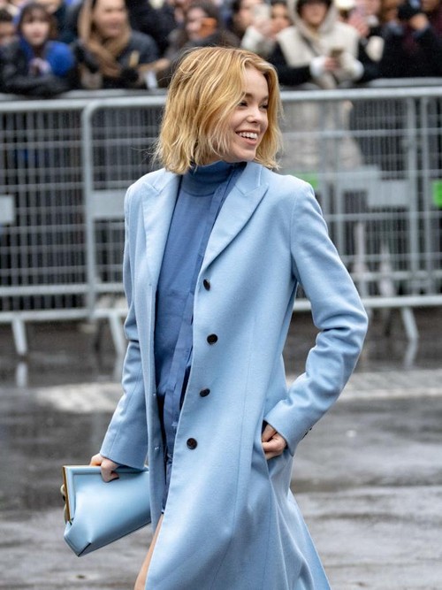PARIS, FRANCE - JANUARY 26: Milly Alcock attends the Fendi Couture Haute Couture Spring Summer 2023 show as part of Paris Fashion Week  on January 26, 2023 in Paris, France. (Photo by Arnold Jerocki/Getty Images)