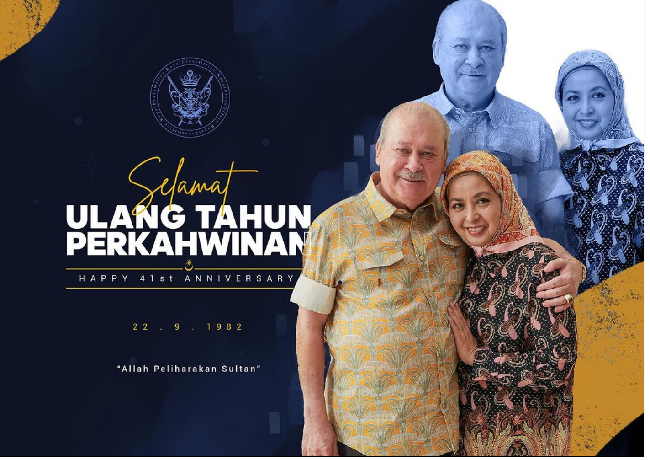 Raja Zarith Sofiah saat ini berusia 64 tahun. Sedangkan suaminya Sultan Ibrahim Iskandar berusia 65 tahun. Keduanya menikah pada 1982 dan dikaruniai enam anak. Foto: Getty Images