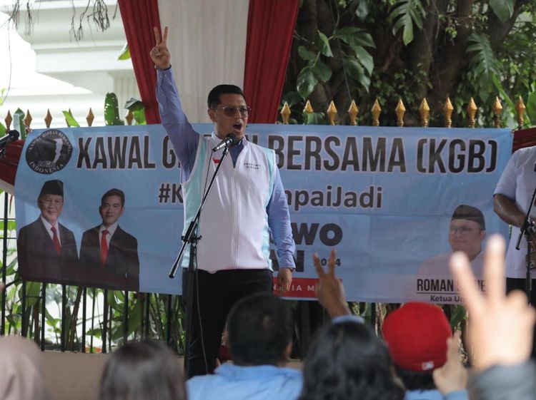 Relawan Kawal Gibran Bersama Dukung Paslon 02