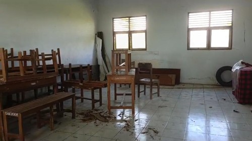 SDN 3 Pekutatan yang berlokasi di Banjar Sumbermis, Desa Pekutatan, Kecamatan Pekutatan, Kabupaten Jembrana, Bali, Kamis (1/2/2024). (Istimewa)