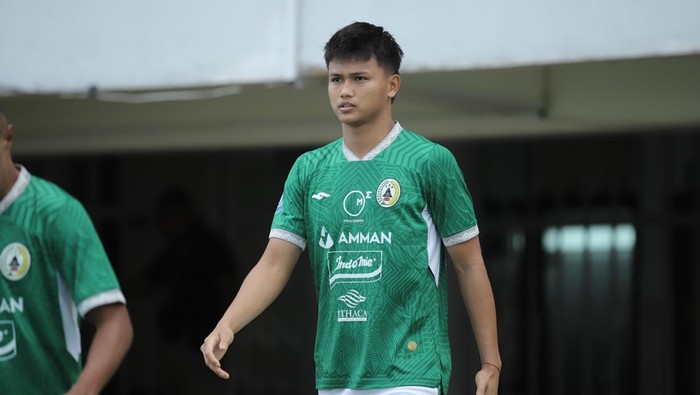 Striker PSS Sleman Hokky Caraka. Foto diunggah pada Kamis (1/2/2024).