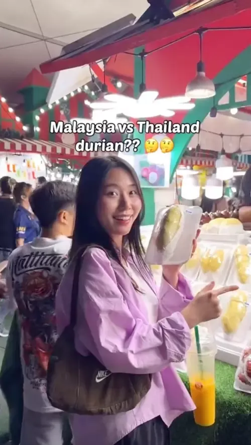 TikToker Korea ini bilang durian Malaysia lebih enak dari durian Thailand