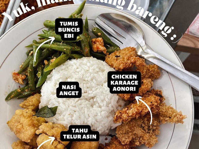Warung nasi murah di Ruko Aniva Gading Serpong